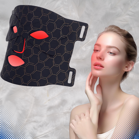 Máscara facial LED con terapia de luz roja para La cara y la piel